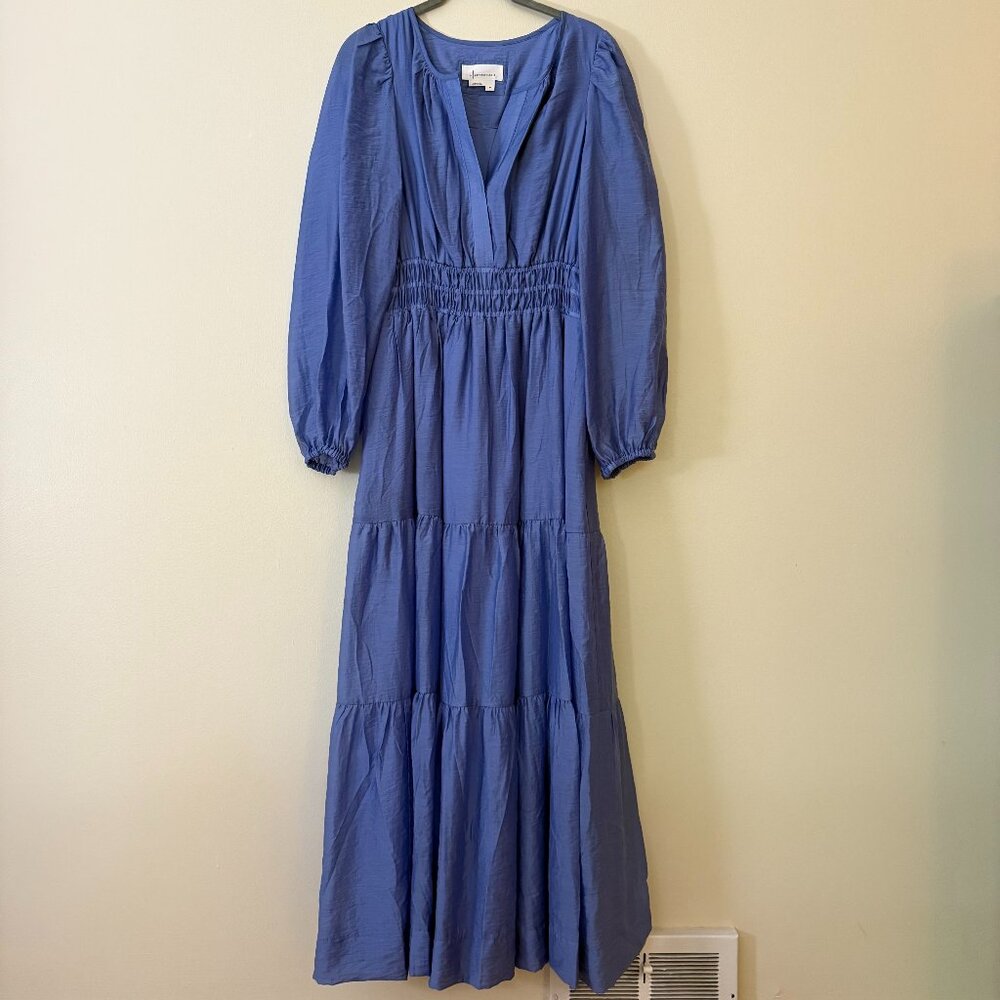 NWOT Anthropologie Somerset Maxi Dress Iris Blue Sz Medium